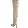 Minkles Patent Pu Statement Block Heel Long Boots