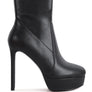 Rossetti Stretch Pu High Heeled Ankle Boot