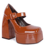 PABLO High Platform Heel Mary Jane Sandals
