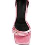 FIRECROWN High Platform Diamante Lace Up Sandals