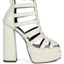 Rielle High Platfrom Cage Bootie Sandal