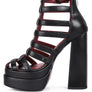 Rielle High Platfrom Cage Bootie Sandal