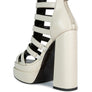 Rielle High Platfrom Cage Bootie Sandal