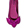 PIE-TRIBE Metallic Big Bow Ballerinas