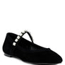 ASSISI Fine Suede MaryJane Ballet Flats