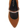 ASSISI Fine Suede MaryJane Ballet Flats