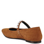ASSISI Fine Suede MaryJane Ballet Flats