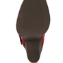 CAT-TRACK Leather Heeled Ankle Boots