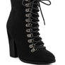 GOOSE-FEATHER Antique High Heeled Ankle Boot