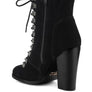 GOOSE-FEATHER Antique High Heeled Ankle Boot
