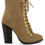 GOOSE-FEATHER Antique High Heeled Ankle Boot