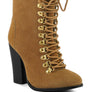 GOOSE-FEATHER Antique High Heeled Ankle Boot