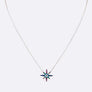 Mix Color CZ Star Petite Pendant Necklace