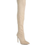 Atelier Stretch Faux Suede Stiletto Long Boots