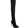 Atelier Stretch Faux Suede Stiletto Long Boots