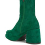 TWO CUBES Stretch Suede Ankle Boots