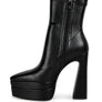 Dextra High Platform Ankle Boots