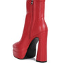 Dextra High Platform Ankle Boots