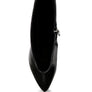 CHATTON Patent Stiletto High Heeled Calf Boots