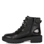 Boundless Faux Leather Quilt Collar Ankle Boot