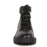 Boundless Faux Leather Quilt Collar Ankle Boot