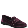 Walkin Stud Detail Velvet Loafers