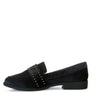 Walkin Stud Detail Velvet Loafers