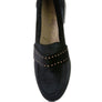 Walkin Stud Detail Velvet Loafers