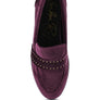 Walkin Stud Detail Velvet Loafers