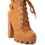 Birch Diamante Set Block Heeled Ankle Boot
