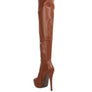 Confetti Stretch Pu High Heeled Long Boots