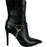 Pro Tip High Heeled Cult Ankle Boot