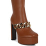 Bambini High Platform Ankle Boots