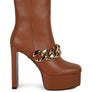 Bambini High Platform Ankle Boots