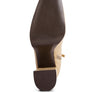 Tintin High Heeled Square Toe Ankle Boots