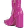 Tintin High Heeled Square Toe Ankle Boots