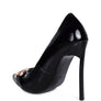 COCKTAIL Buckle Embellished Stiletto Pump Shoes