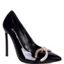 COCKTAIL Buckle Embellished Stiletto Pump Shoes