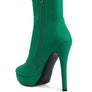 Patotie High Heeled Lycra Ankle Boot