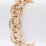 Hammer Cross Charm Stretch Chain Bracelet