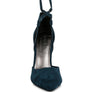 RULE BREAKER Black Lace Up Stiletto Sandals