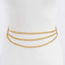 Crystal Ring Layered Chain Belt