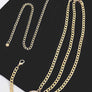 Crystal Ring Layered Chain Belt