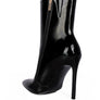 Mania Patent Pu High Heeled Ankle Boot