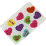 Coversation Hearts Seed Bead Handmade Beaded ZIpper Valentines Day Coin Bag Valenttine Gift For Her
