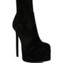 Clubbing High Heeled Microfiber Ankle Boot