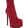 Clubbing High Heeled Microfiber Ankle Boot