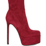Clubbing High Heeled Microfiber Ankle Boot