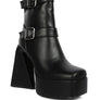 Hot Cocoa High Platform Heel Ankle Boot