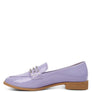 MEANBABE Semicasual Stud Detail Patent Loafers